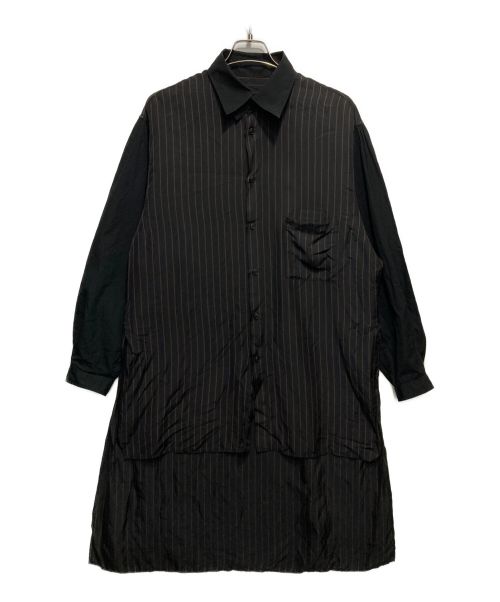 Yohji Yamamoto pour homme（ヨウジヤマモト プールオム）Yohji Yamamoto pour homme (ヨウジヤマモト プールオム) スタッフシャツ ブラック サイズ:3の古着・服飾アイテム