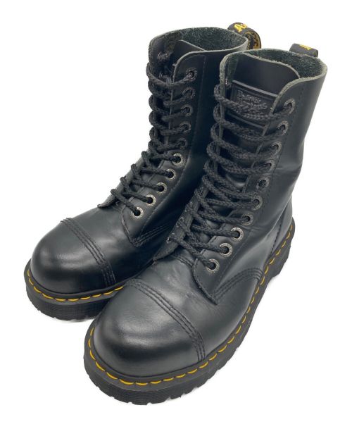 Dr.Martens（ドクターマーチン）Dr.Martens (ドクターマーチン) 10アイレット キャップトゥブーツ ブラック サイズ:UK 6の古着・服飾アイテム