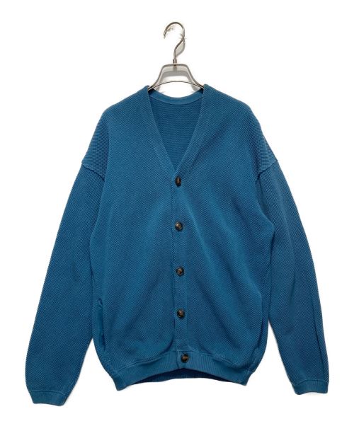 crepuscule（クレプスキュール）crepuscule (クレプスキュール) MOSS STITCH CARDIGAN ブルー サイズ:2の古着・服飾アイテム