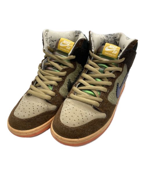 NIKE SB（ナイキエスビー）NIKE SB (ナイキエスビー) Concepts (コンセプト) ダンク ハイ プロ ブラウン サイズ:27ｃｍ　US9の古着・服飾アイテム