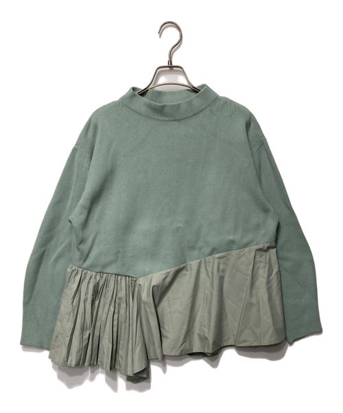 ELENDEEK（エレンディーク）ELENDEEK (エレンディーク) FIN PLEATS COMBINATION KT グリーン サイズ:Fの古着・服飾アイテム