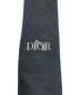 中古・古着 DIOR HOMME (ディオール オム) ロゴネクタイ ブラック サイズ:-：9000円