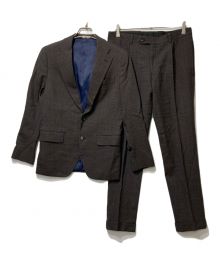 SUIT SELECT×ERMENEGILDO ZEGNA（スーツセレクト×エルメネジルド・ゼニア）の古着「セットアップスーツ」｜ブラウン