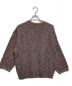 crepuscule (クレプスキュール) multicolor moss stitchニット レッド サイズ:２：5000円