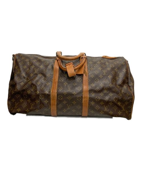 LOUIS VUITTON（ルイ ヴィトン）LOUIS VUITTON (ルイ ヴィトン) キーポル・バンドリエール55 ブラウン サイズ:-の古着・服飾アイテム