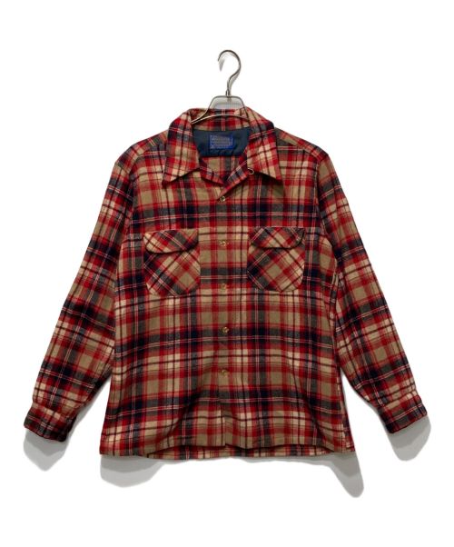 PENDLETON（ペンドルトン）PENDLETON (ペンドルトン) ボードシャツ レッド サイズ:Lの古着・服飾アイテム