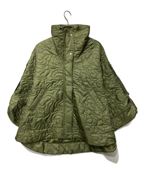 SLY（スライ）SLY (スライ) QUILTED MILITARY ポンチョ オリーブ サイズ:FREEの古着・服飾アイテム