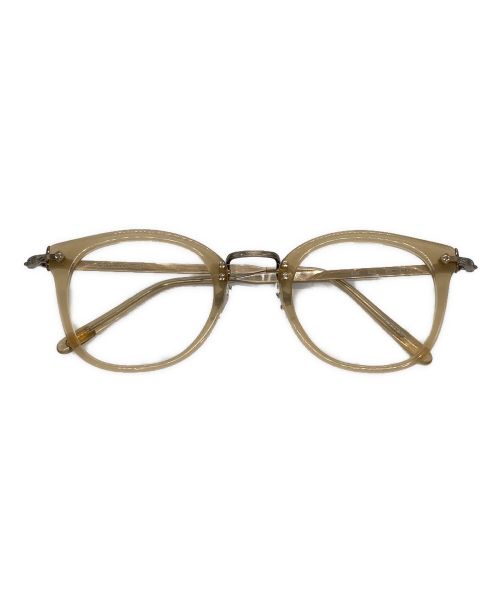 OLIVER PEOPLES（オリバーピープルズ）OLIVER PEOPLES (オリバーピープルズ) 眼鏡 ベージュ サイズ:47□24 142の古着・服飾アイテム