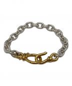 Fauvirmeフォーヴィレイム）の古着「Fern Chain Bracelet」｜シルバー×ゴールド