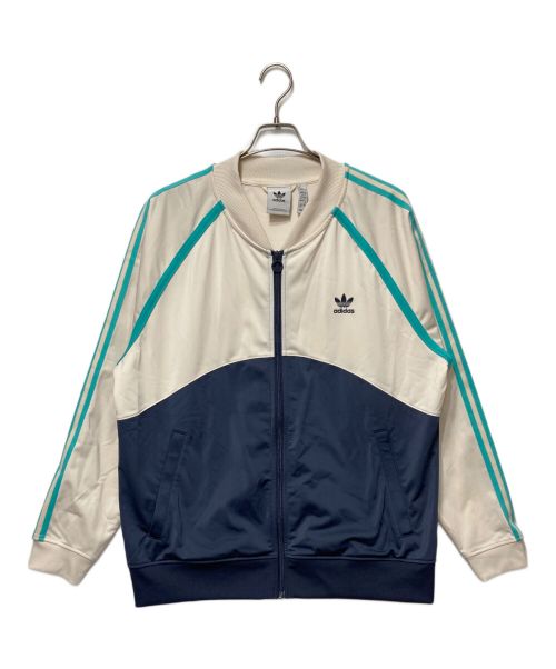 adidas（アディダス）adidas (アディダス) SST ブロックトラックジャケット ベージュ サイズ:J：2XOの古着・服飾アイテム