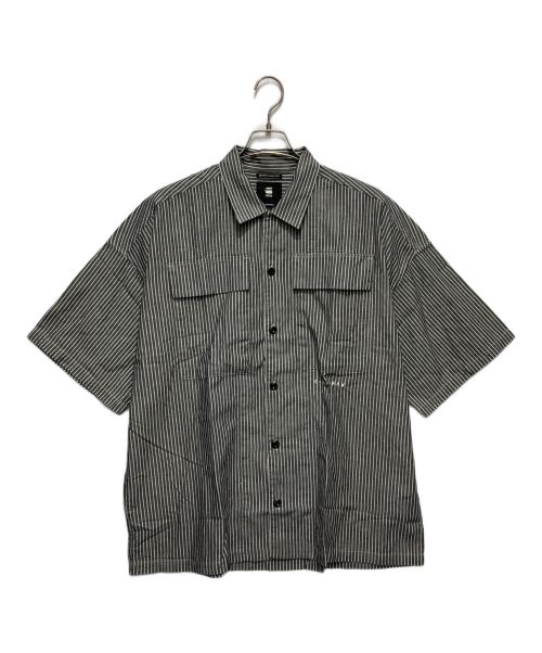 G-STAR RAW（ジースターロゥ）G-STAR RAW (ジースターロゥ) オープンカラーシャツ グレー サイズ:L 未使用品の古着・服飾アイテム