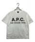 A.P.C.（アーペーセー）の古着「別注 ロゴプリント オーバーサイズTシャツ」｜ホワイト