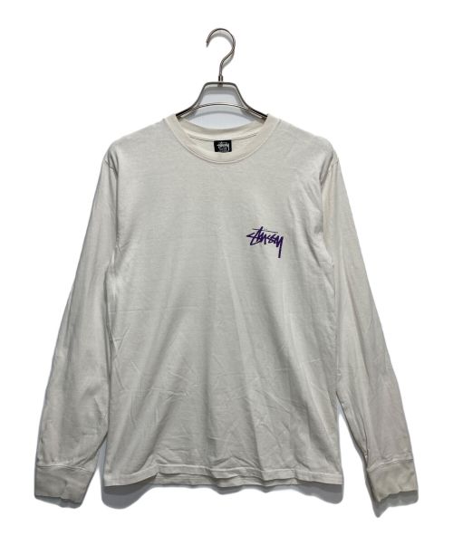 stussy（ステューシー）stussy (ステューシー) ロングスリーブカットソー グレー サイズ:Ｍの古着・服飾アイテム