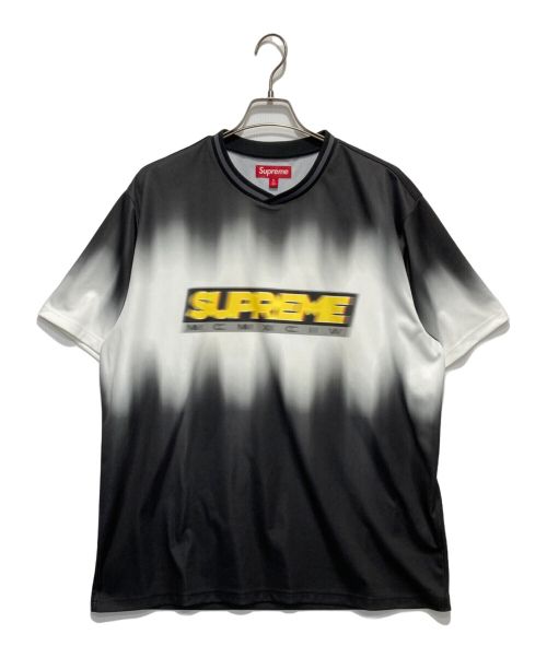 SUPREME（シュプリーム）SUPREME (シュプリーム) BLUR SOCCER JERSEY グレー サイズ:XLの古着・服飾アイテム