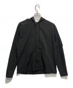 MARNIマルニ）の古着「フード付きシャツジャケット」｜ブラック