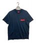 SUPREME（シュプリーム）の古着「mesh stripe pocket tee」｜ネイビー