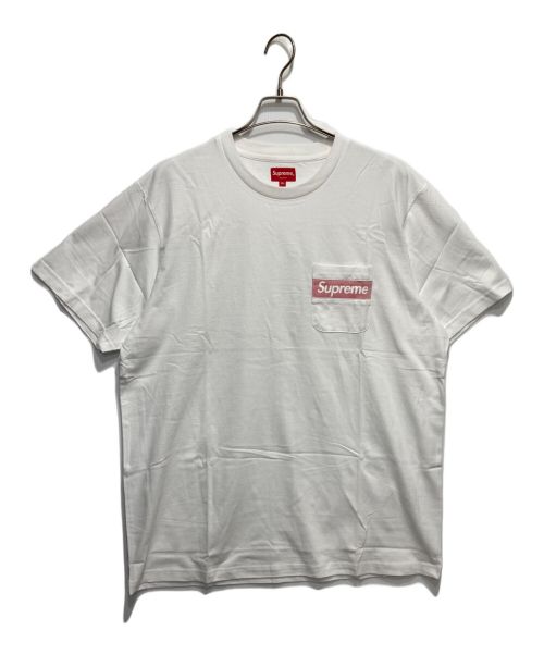 SUPREME（シュプリーム）SUPREME (シュプリーム) mesh stripe pocket tee ホワイト サイズ:XLの古着・服飾アイテム