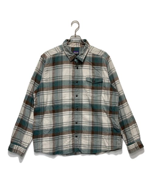 Patagonia（パタゴニア）Patagonia (パタゴニア) ライトウェイト・フィヨルド・フランネル・シャツ グリーン サイズ:XLの古着・服飾アイテム