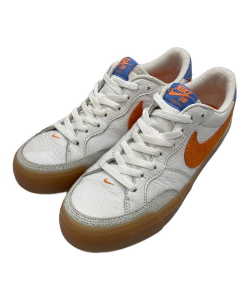 NIKE SB（ナイキエスビー）NIKE SB (ナイキエスビー) ローカットスニーカー ホワイト サイズ:US10.5　27.5cmの古着・服飾アイテム