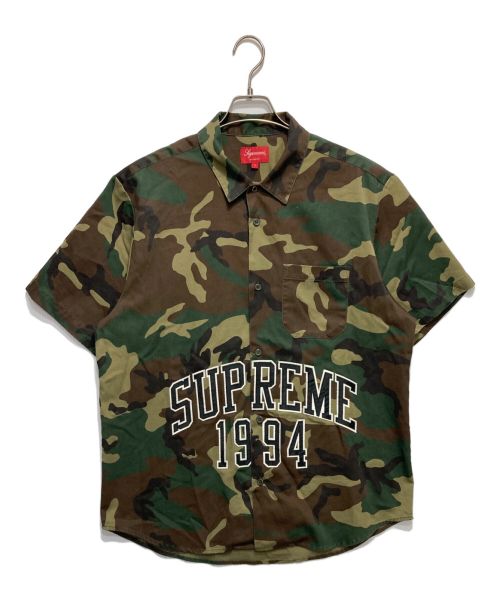 SUPREME（シュプリーム）SUPREME (シュプリーム) アークロゴワークシャツ ブラウン サイズ:Lの古着・服飾アイテム