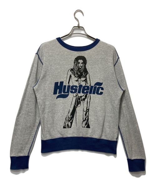 hysterics（ヒステリックス）hysterics (ヒステリックス) プリントスウェット グレー サイズ:FREEの古着・服飾アイテム