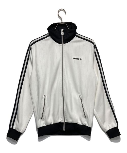 adidas（アディダス）adidas (アディダス) トラックジャケット ホワイト×ブラック サイズ:Ｍの古着・服飾アイテム