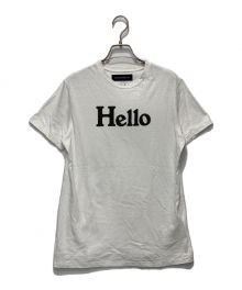 MADISON BLUE（マディソンブルー）の古着「HELLOクルーネックTシャツ」｜ホワイト