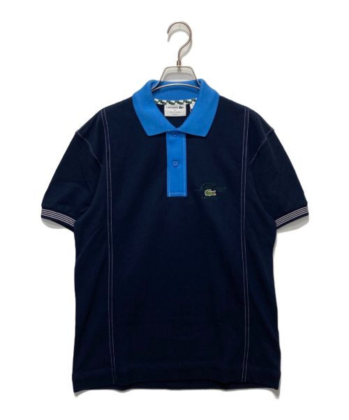 LACOSTE（ラコステ）LACOSTE (ラコステ) カラー配色切り替えポロシャツ ネイビー サイズ:FR：3 / US：S 未使用品の古着・服飾アイテム