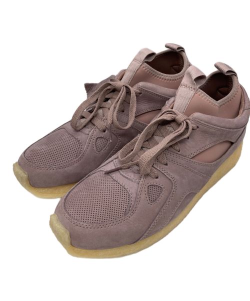 CLARKS（クラークス）CLARKS (クラークス) RONNIE FIEG (ロニー・フィグ) ローカットスニーカー Dusty Mauve サイズ:UK 8.5 US9.5 EU42.5 CN265の古着・服飾アイテム