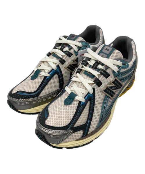 NEW BALANCE（ニューバランス）NEW BALANCE (ニューバランス) ローカットスニーカー グレー×グリーン サイズ:27 未使用品の古着・服飾アイテム