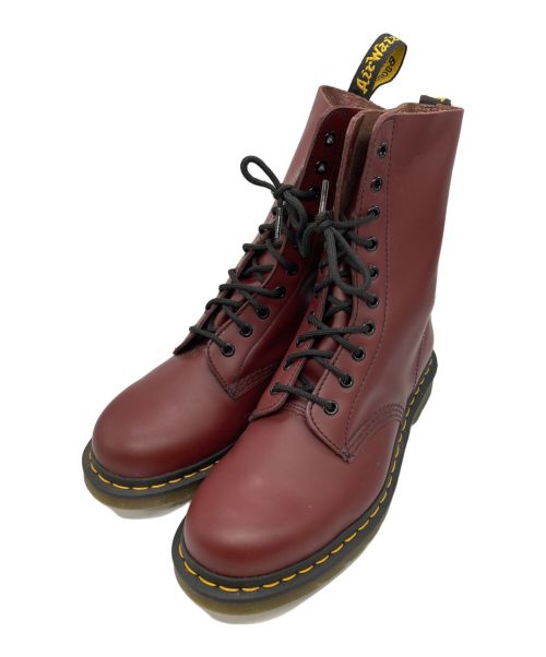 Dr.Martens（ドクターマーチン）Dr.Martens (ドクターマーチン) 10ホールブーツ ワインレッド サイズ:UK7/US８の古着・服飾アイテム