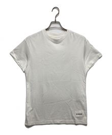 JIL SANDER（ジルサンダー）の古着「裾パッチクルーネックＴシャツ」｜ホワイト