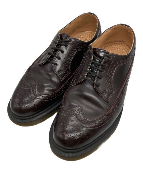 Dr.Martens（ドクターマーチン）Dr.Martens (ドクターマーチン) ウィングチップシューズ ワインレッド サイズ:UK 9の古着・服飾アイテム