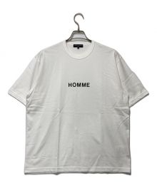 COMME des GARCONS HOMME（コムデギャルソン オム）の古着「プリントTシャツ」｜ホワイト