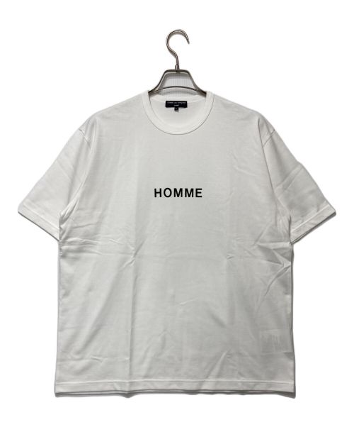 COMME des GARCONS HOMME（コムデギャルソン オム）COMME des GARCONS HOMME (コムデギャルソン オム) プリントTシャツ ホワイト サイズ:Lの古着・服飾アイテム