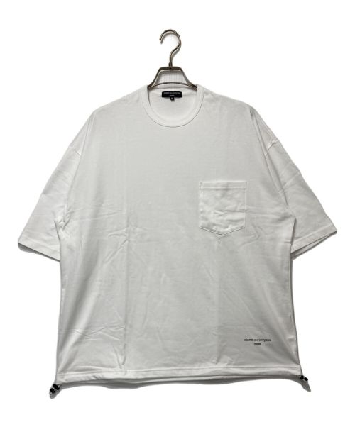 COMME des GARCONS HOMME（コムデギャルソン オム）COMME des GARCONS HOMME (コムデギャルソン オム) 綿天竺ポケットTシャツ ホワイト サイズ:Ｍの古着・服飾アイテム