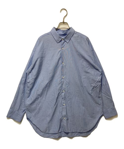 KAGURE（カグレ）KAGURE (カグレ) コットンビッグシャツ ブルー サイズ:Freeの古着・服飾アイテム