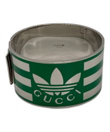 GUCCI×adidas（グッチ×アディダス）の古着「ストライプ ラインブレスレット」｜グリーン