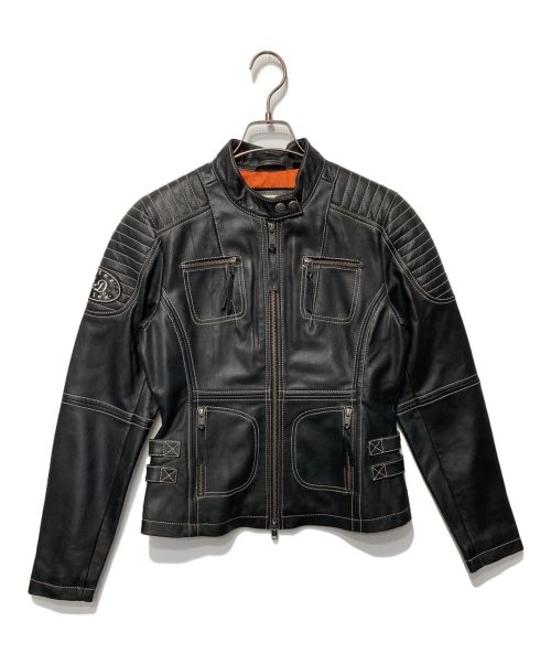 HARLEY-DAVIDSON（ハーレーダビッドソン）HARLEY-DAVIDSON (ハーレーダビッドソン) ライディングギアレザージャケット ブラック サイズ:XSの古着・服飾アイテム