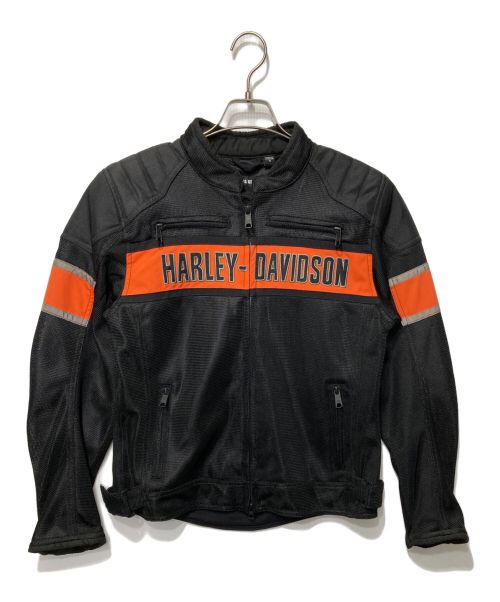 HARLEY-DAVIDSON（ハーレーダビッドソン）HARLEY-DAVIDSON (ハーレーダビッドソン) トレントンメッシュ・ライディングジャケット ブラック サイズ:Sの古着・服飾アイテム