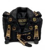 MOSCHINO×H&Mモスキーノ×エイチアンドエム）の古着「ライダースミニバッグ」｜ブラック