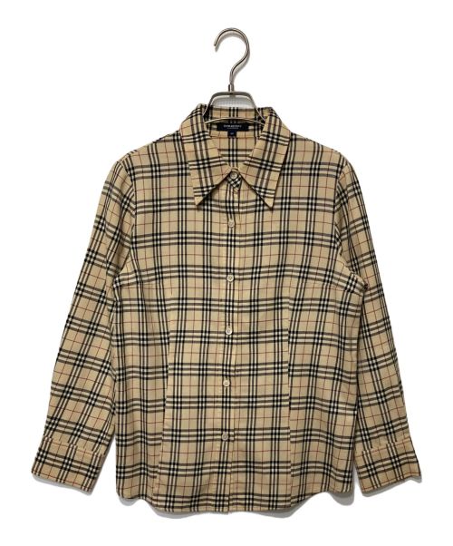 BURBERRY LONDON（バーバリーロンドン）BURBERRY LONDON (バーバリーロンドン) ノヴァチェックシャツ ベージュ サイズ:40の古着・服飾アイテム