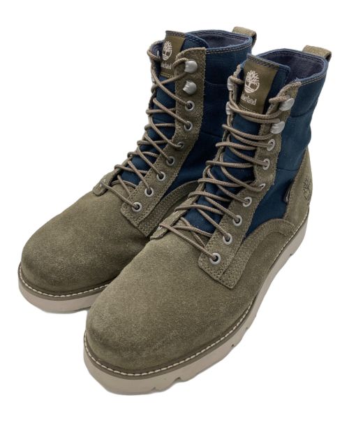 Timberland（ティンバーランド）Timberland (ティンバーランド) ヴィブラムブーツ カーキ×ネイビー サイズ:US8.5W/26.5cmの古着・服飾アイテム