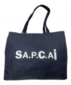 A.P.C.×sacaiアーペーセー×サカイ）の古着「デニムトートバッグ」｜インディゴ