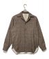 m's braque（エムズブラック）の古着「FULL LINING OPEN COLLAR SHIRT JACKET」｜ブラウン