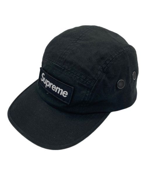 SUPREME（シュプリーム）SUPREME (シュプリーム) ミリタリーキャンプキャップ ブラックの古着・服飾アイテム