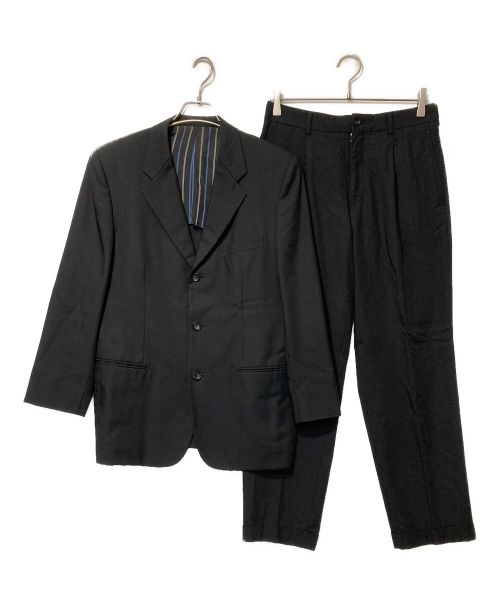 COMME des GARCONS HOMME（コムデギャルソン オム）COMME des GARCONS HOMME (コムデギャルソン オム) セットアップジャケット ブラック サイズ:ジャケットS パンツSSの古着・服飾アイテム