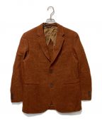 BROOKS BROTHERS 1818×Harris Tweedブルックスブラザーズ 1818×ハリスツイード）の古着「ツイードテーラードジャケット」｜ブラウン