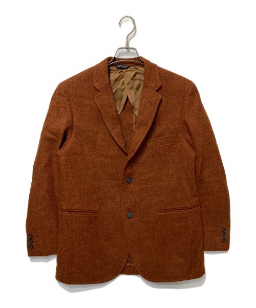 BROOKS BROTHERS 1818（ブルックスブラザーズ 1818）BROOKS BROTHERS 1818 (ブルックスブラザーズ 1818) Harris Tweed (ハリスツイード) ツイードテーラードジャケット ブラウン サイズ:40S　EU50の古着・服飾アイテム