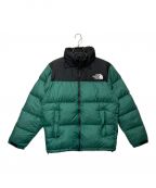 THE NORTH FACEザ ノース フェイス）の古着「ヌプシジャケット」｜グリーン×ブラック